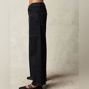 Free People wide leg crop jeans